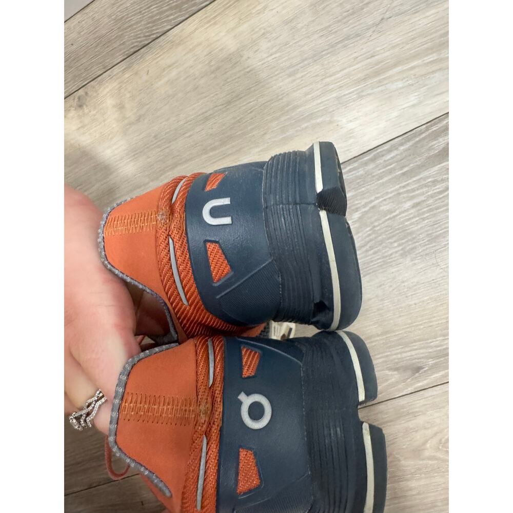 ON Cloud Mens Cloud Flyer size 9 orange and grey - Picture 11 of 12